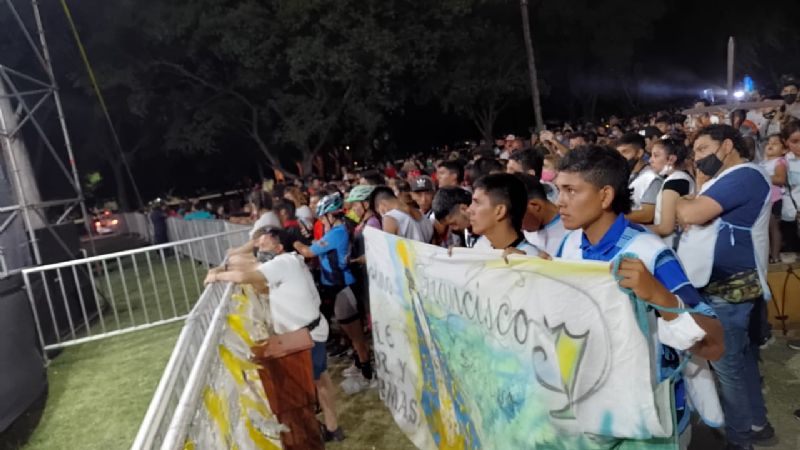 Magistral ofrenda artística en el Parque Adán Quiroga