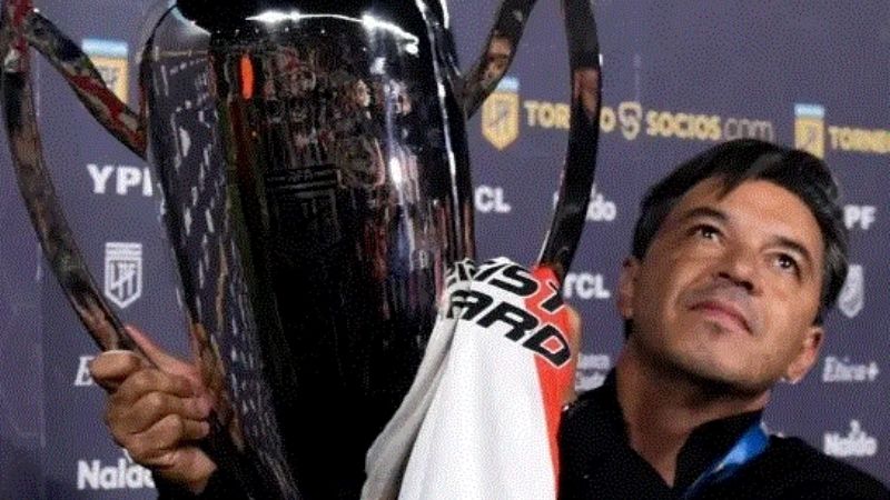 Habla Gallardo..., ¿anunciará si sigue o no en River?