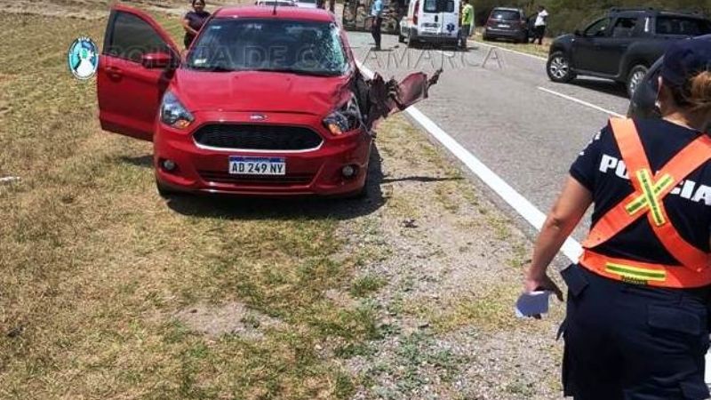 Choque múltiple en la ruta 38 con varios heridos