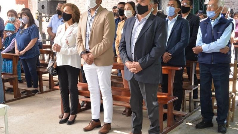 Con gran convocatoria en Santa María también de veneró a la Virgen