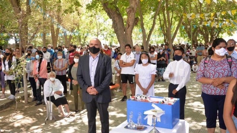 Con gran convocatoria en Santa María también de veneró a la Virgen