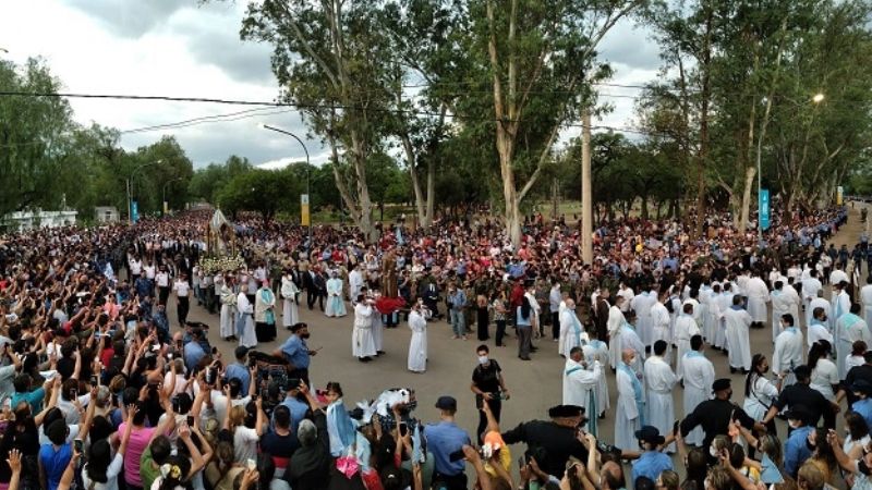Imponente manifestación de fe y amor a la  Madre del Valle