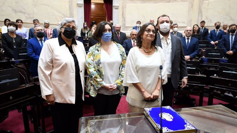 Corpacci, Andrada y Fama asumieron como senadores