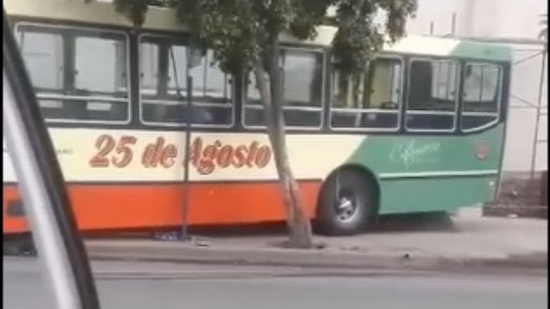 Se le soltó el freno y pudo ser una tragedia