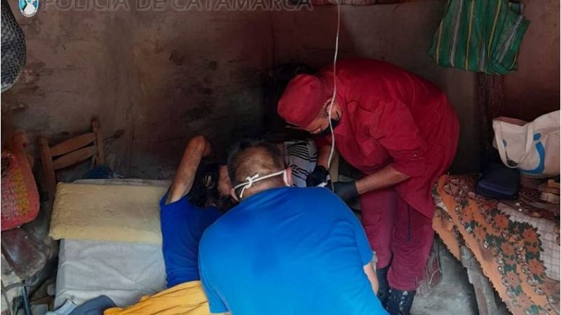 Gran despliegue para rescatar a un hombre en las montañas de Ancasti