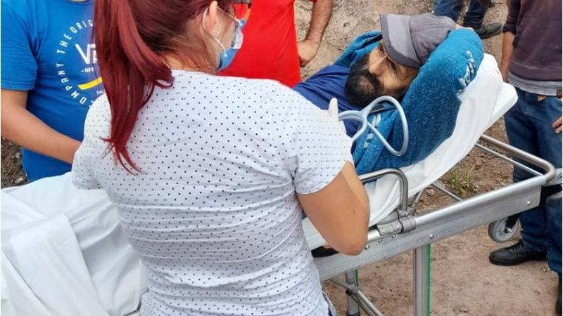 Gran despliegue para rescatar a un hombre en las montañas de Ancasti