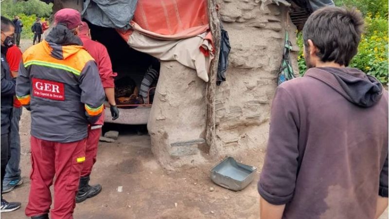 Gran despliegue para rescatar a un hombre en las montañas de Ancasti