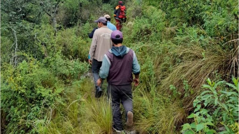 Gran despliegue para rescatar a un hombre en las montañas de Ancasti