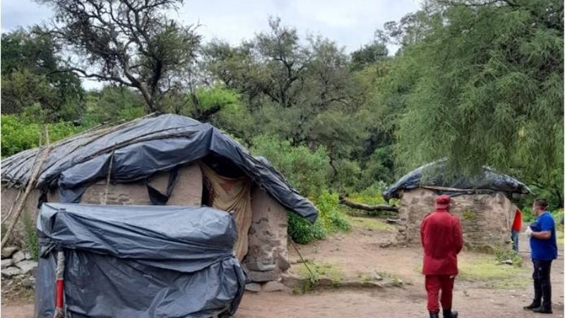 Gran despliegue para rescatar a un hombre en las montañas de Ancasti