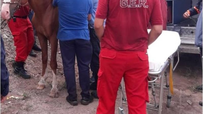 Gran despliegue para rescatar a un hombre en las montañas de Ancasti