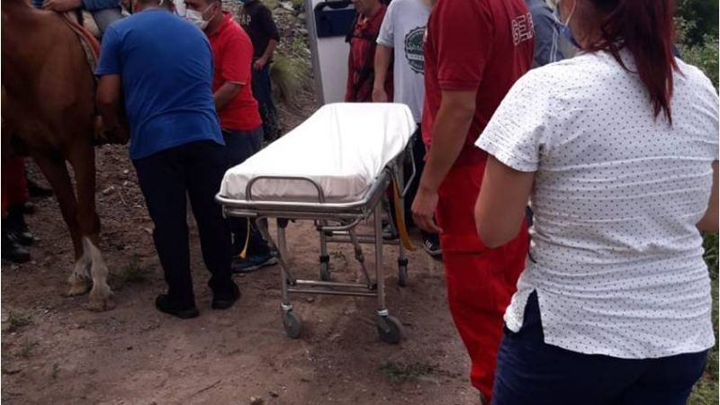Gran despliegue para rescatar a un hombre en las montañas de Ancasti