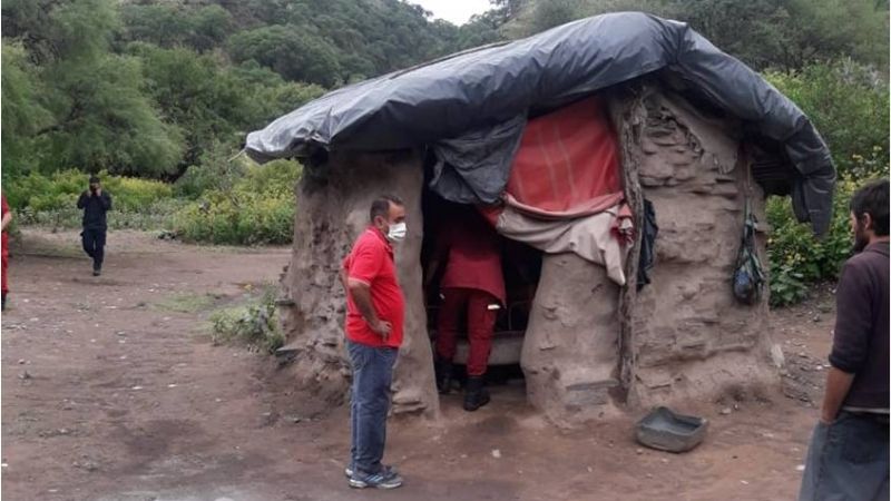 Gran despliegue para rescatar a un hombre en las montañas de Ancasti