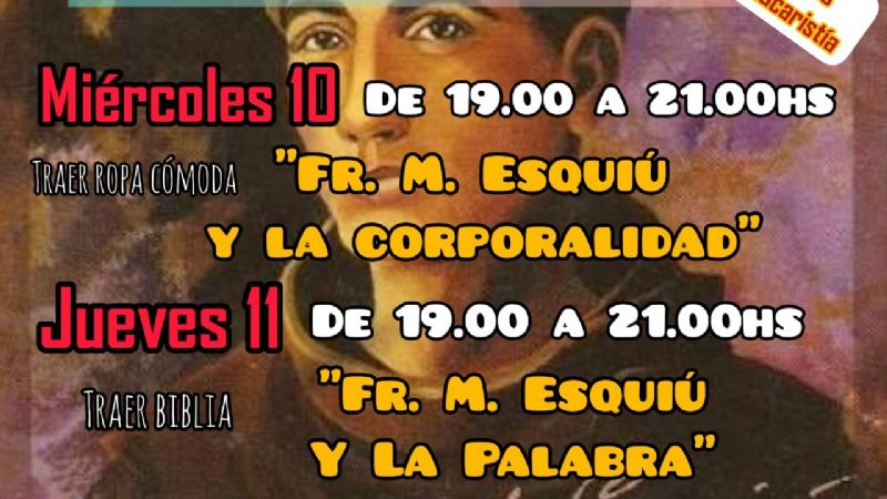 Taller de espiritualidad y oración “Fray Mamerto Esquiú”