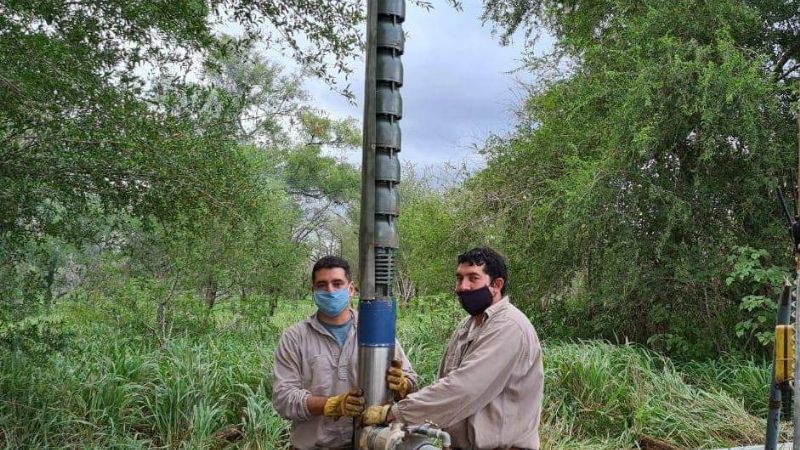 Nueva bomba y tablero eléctrico en Las Barranquitas
