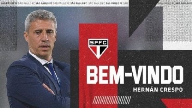 Hernán Crespo ya es el nuevo entrenador de San Pablo