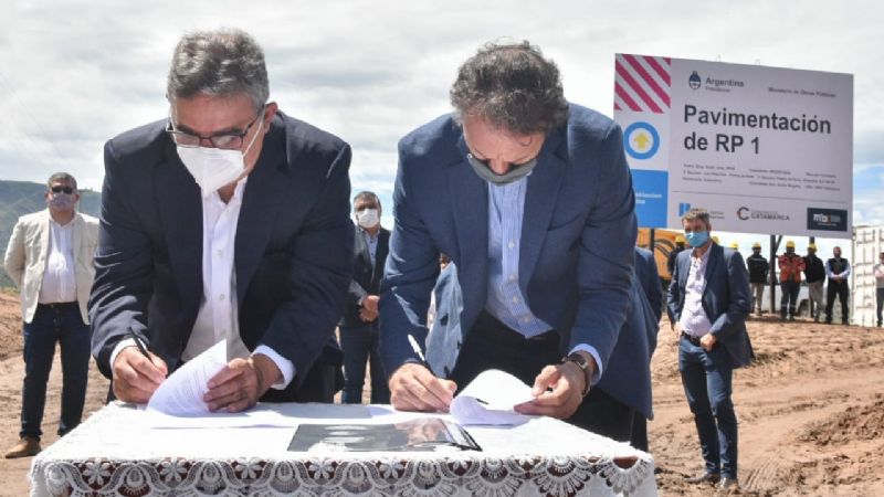 Jalil y el ministro Katopodis anunciaron obras por más de $20 mil millones