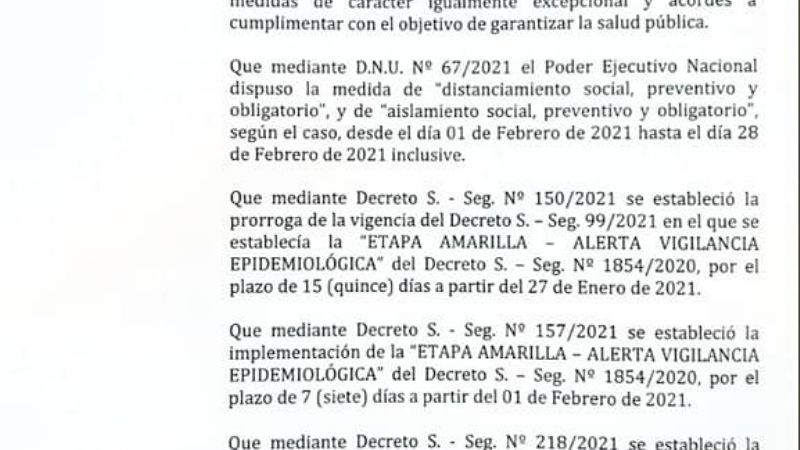 Tinogasta restringe los ingresos