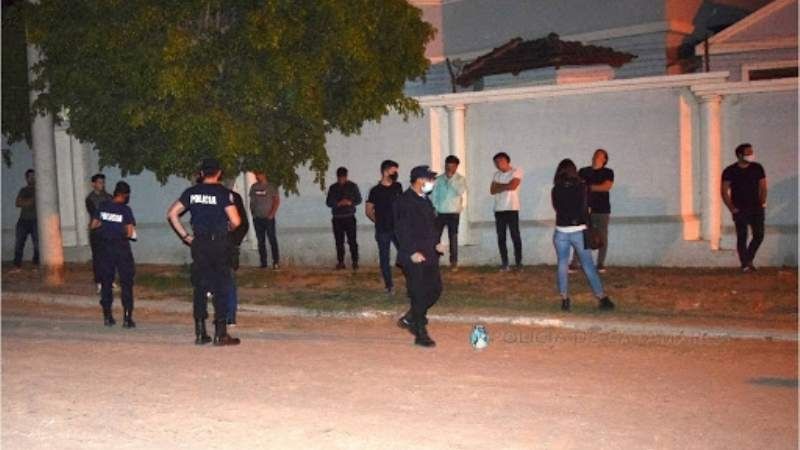 Desalojan una fiesta privada en la Capital