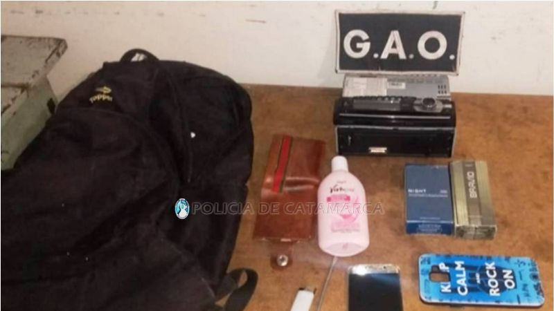 Aprehenden a un hombre con elementos de dudosa procedencia