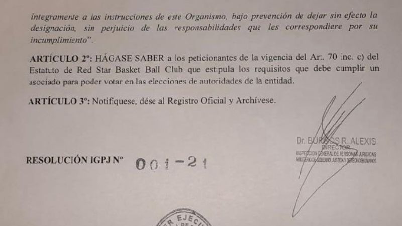 Hugo López y Randolfo Piñero asumieron en Red Star