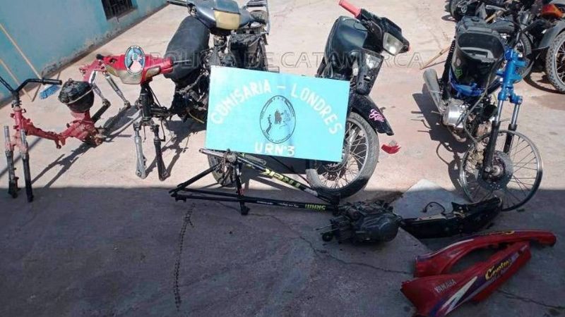 Secuestran varias motos y motopartes en Belén