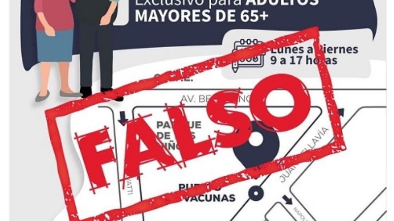 Vacunación: aclaran sobre información falsa que circula en las redes