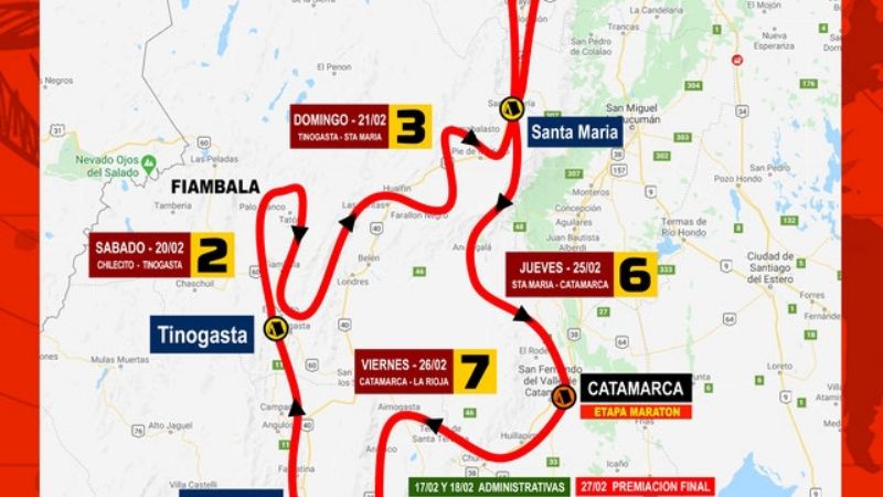 Tinogasta se prepara para el Sudamérica Rally Race