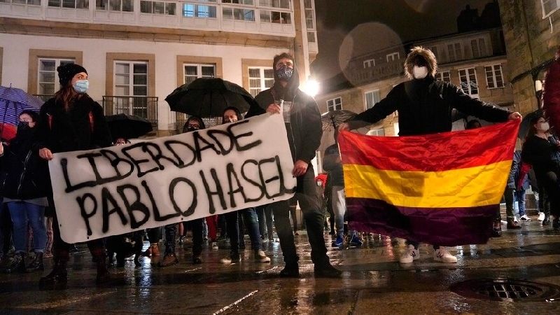 Violentos reclamos en España por la libertad del rapero antimonárquico