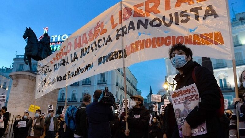 Violentos reclamos en España por la libertad del rapero antimonárquico