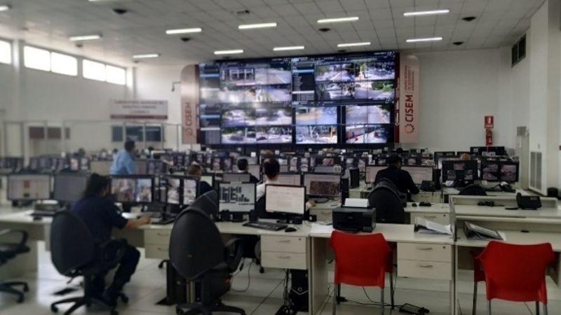 Personal de Seguridad se capacitó en el centro de monitoreo de San Juan