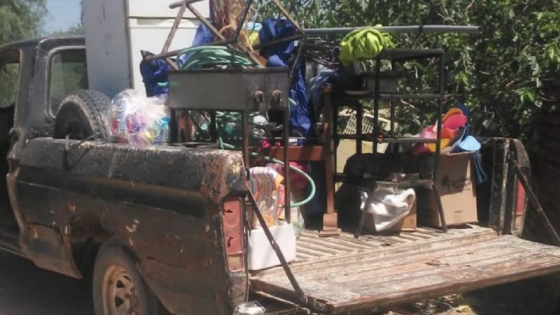 Desalojaron a una mujer y sus dos hijas en San Antonio de La Paz