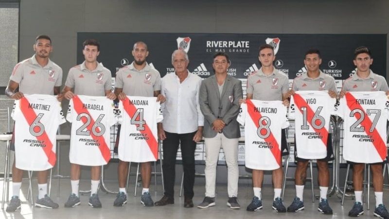 Gallardo y D'Onofrio presentaron los refuerzos de River