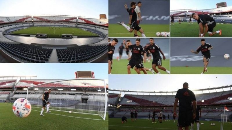 River ya entrenó y hoy vuelve a jugar en el Monumental