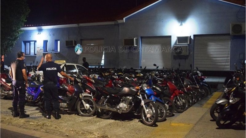 En controles secuestran 190 motos