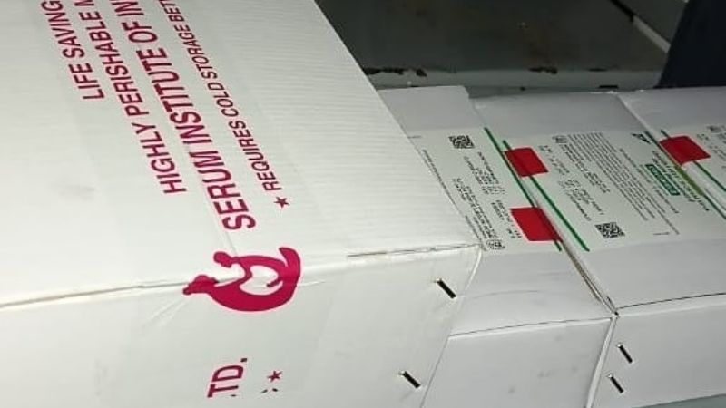 Covid-19: llegaron 4500 vacunas