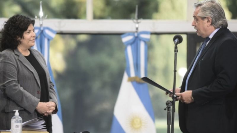 La ministra de Salud, Carla Vizzotti, se contagió de coronavirus