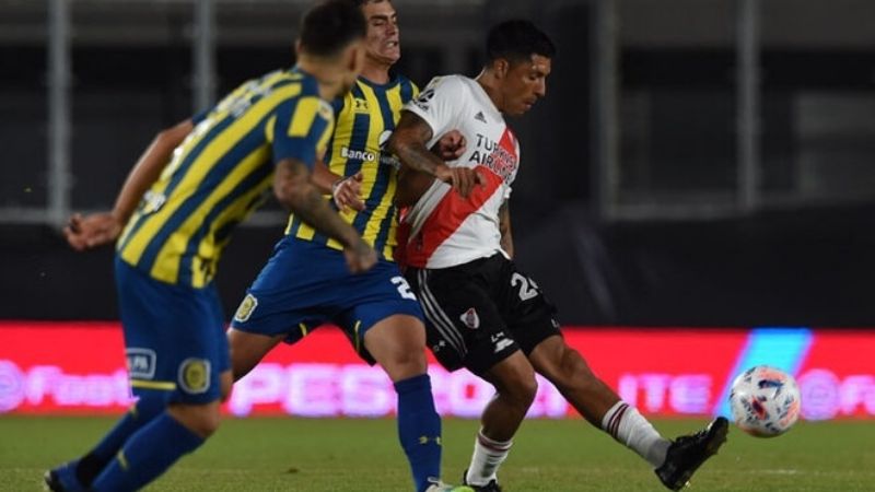 River goleó 3-0 a Central en la vuelta al Monumental