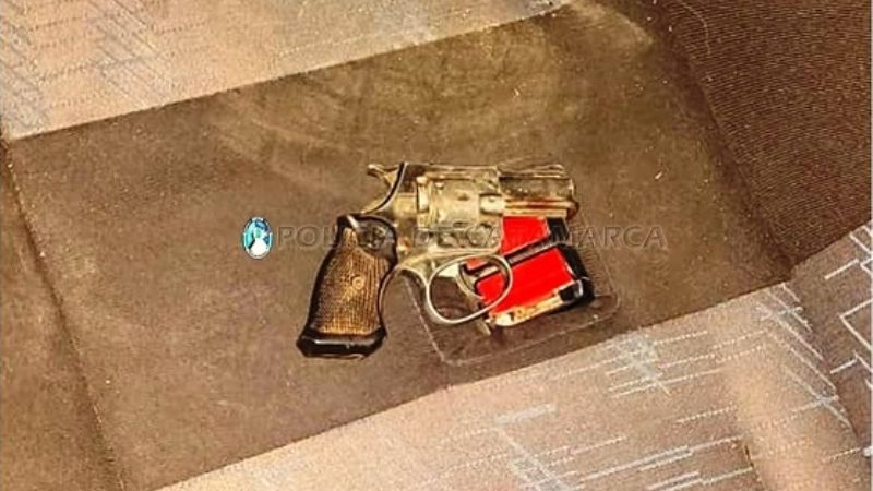 Secuestran un revolver