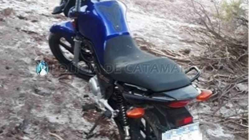 Persecución por la Ruta 60 terminó con un detenido y droga y una moto secuestrada