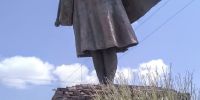 Monumento a Margarita Palacios, ubicado al Este de la ciudad de Santa María.