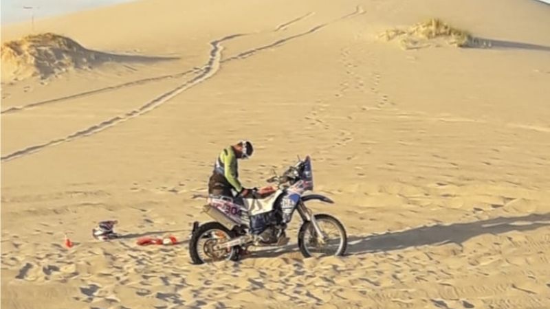 El santamariano Dardo Medina abandonó el SARR 2021