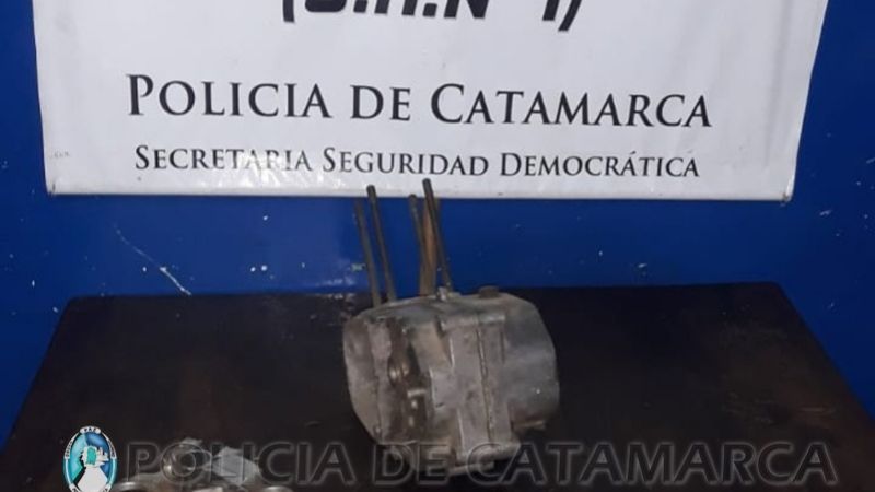 Secuestran motopartes en un taller de la Capital