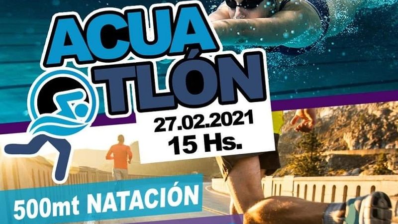 Binatlón y Acuatlón en la pileta municipal de Valle Viejo