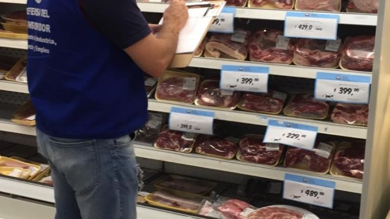 Controlan el cumplimiento del acuerdo de precios de carnes