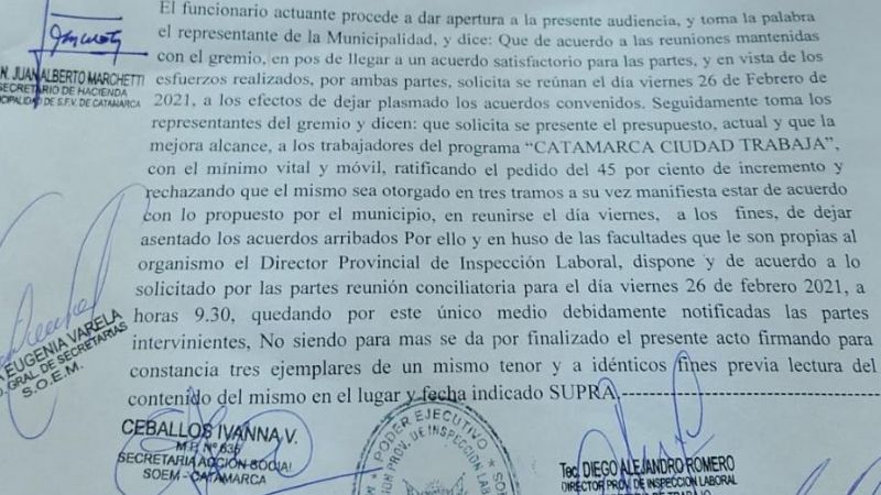 SOEM y Capital: volverán a reunirse el viernes