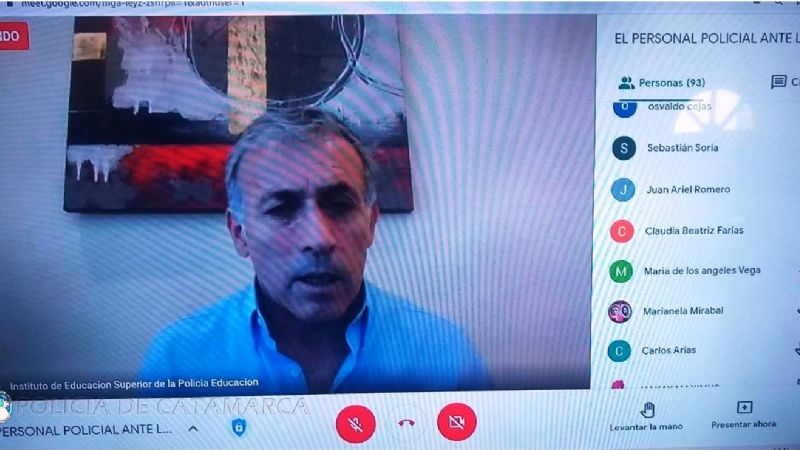 Capacitación sobre violencia de género a personal policial