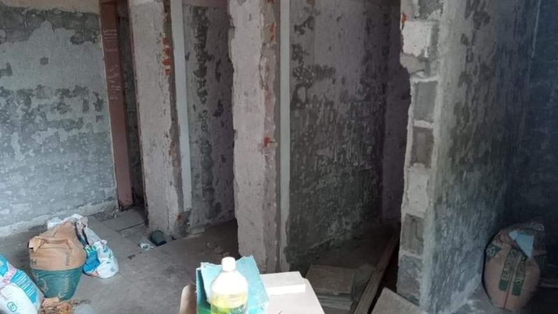 Baños en peligro de derrumbe en la Escuela Secundaria de Icaño