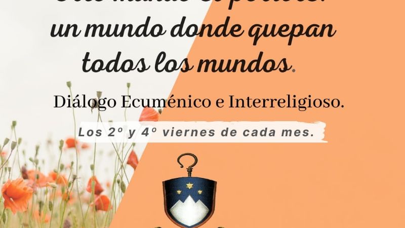 Invitan al ciclo de charlas sobre Diálogo Ecuménico e Interreligioso