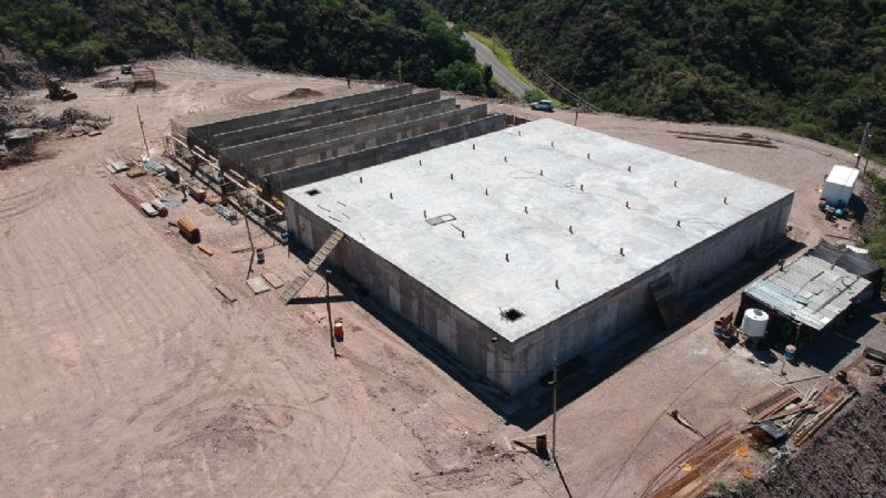 Importante avance de la obra “Cisterna Quebrada de Moreira”