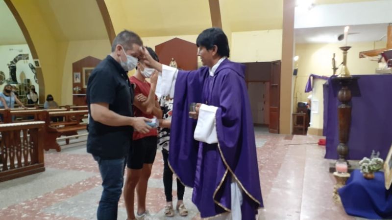 Entronizan imagen de Nuestra Señora de la Vida